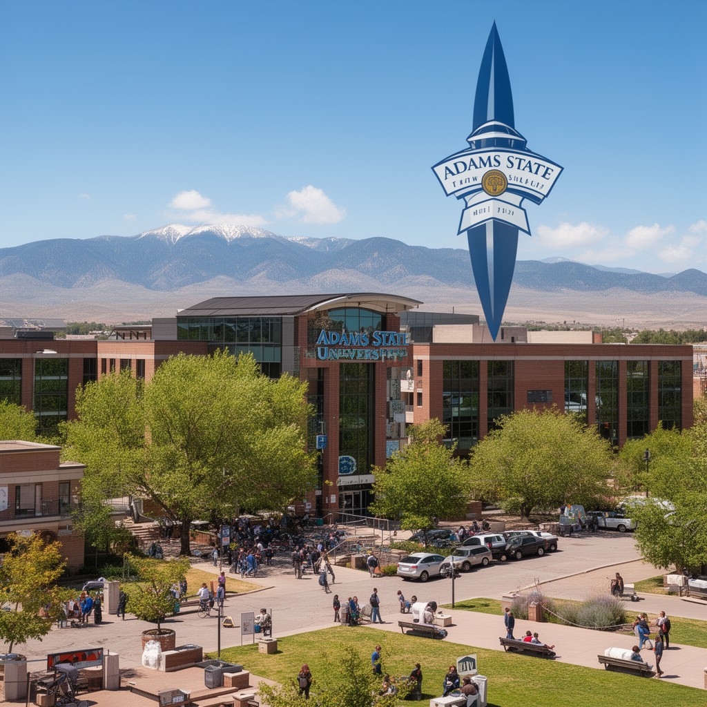 AI-generated illustration of Adams State University