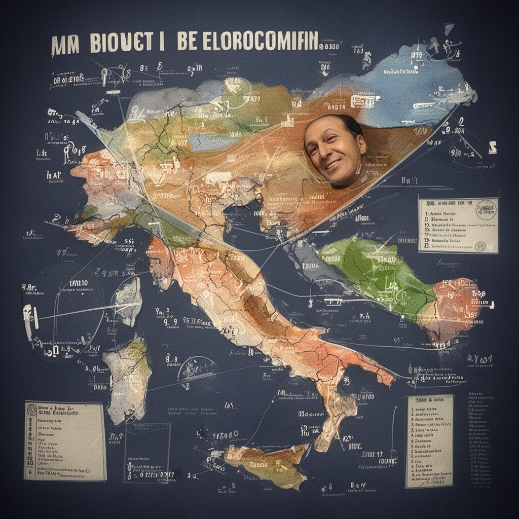 AI-generated illustration of Fourth Berlusconi government