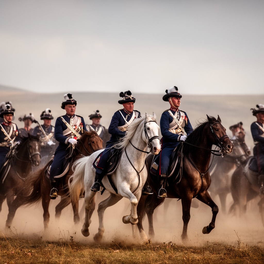 AI-generated illustration of 13th Light Dragoons