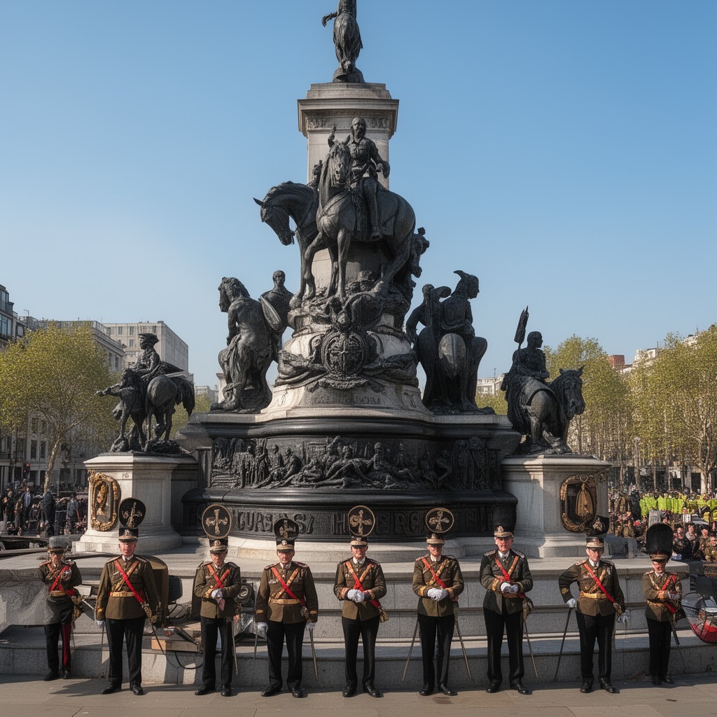 AI-generated illustration of Guards Memorial